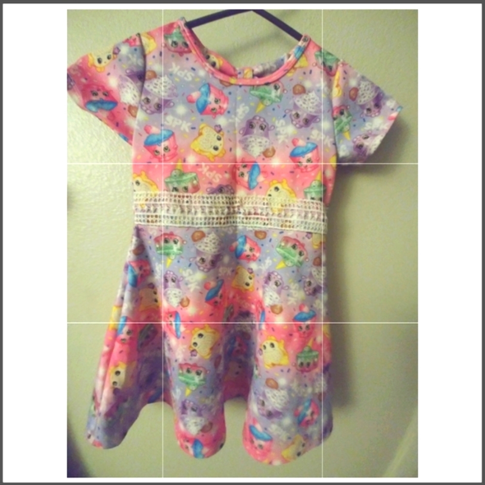 Girl's Size XS (4-5) Dress Shopkins